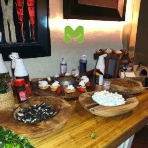 וופל בלגי עיגולים דוכן לאירועים