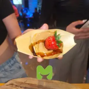 וופל בלגי עיגולים דוכן לאירועים