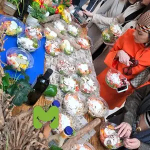 דוכן סלט בהרכבה